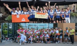 Waalwijkse scholieren fietsen honderden kilometers voor goed doel