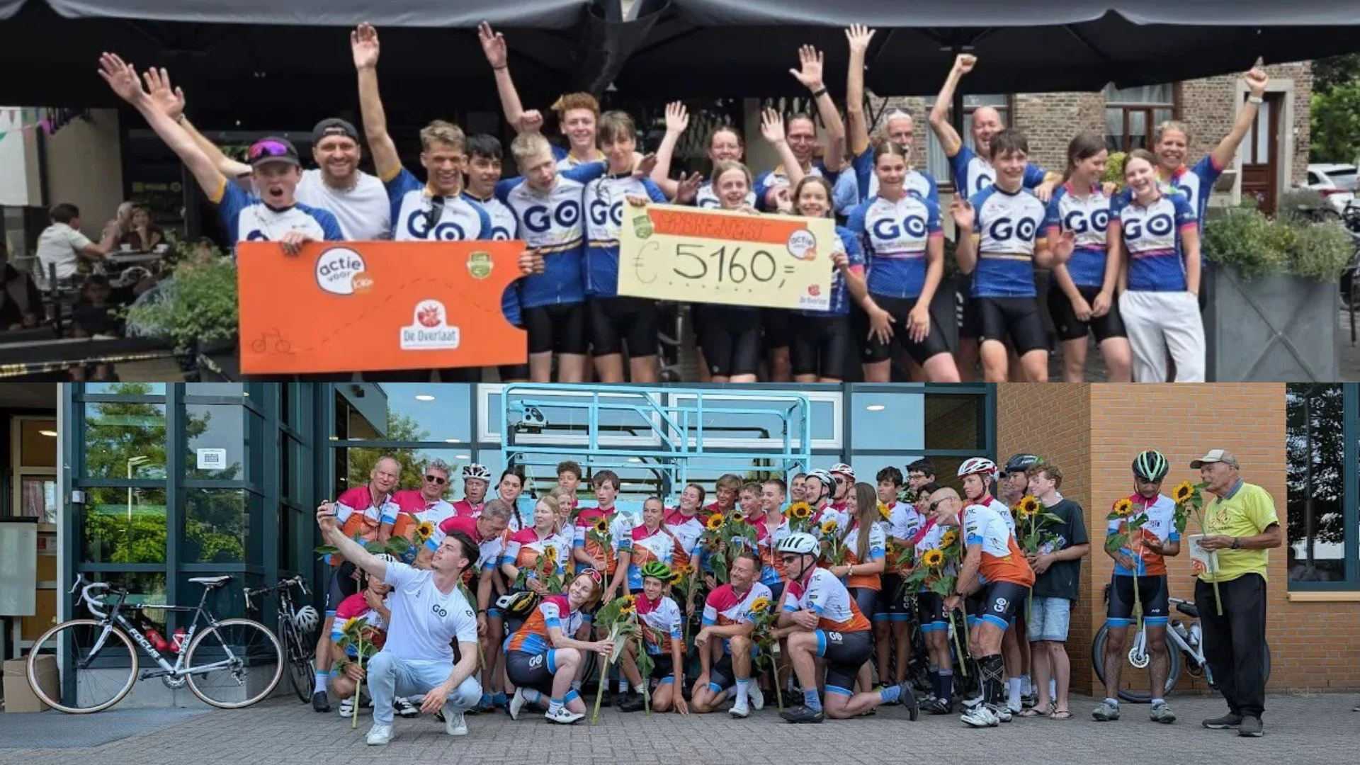 Waalwijkse scholieren fietsen honderden kilometers voor goed doel
