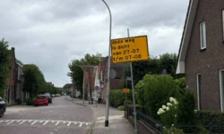 Loeffstraat Waalwijk tijdelijk afgesloten voor rioolwerkzaamheden
